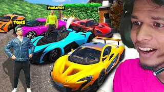 GTA 5 RP : Stealing 5 Super CARS in 5 HOURS !!! Malayalam |