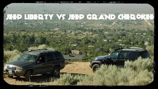 Testing Out The Jeep Liberty Vs The Jeep Grand Cherokee | Offroading The Mojave Desert