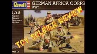Plastic Soldier Review: REVELL 1/76 WW2 GERMAN AFRICA CORPS (MATCHBOX)