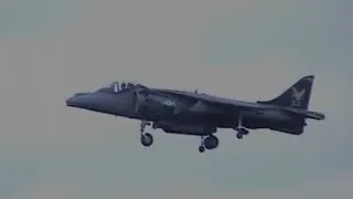 RAF Harrier "jump-jet" bomber