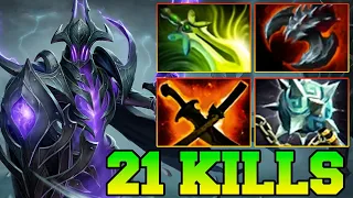 21 Kills Razor !! Razor Dota 2 Offlane Carry Build Guide Pro Gameplay Meta 7.35