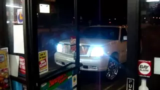 SMD Escalade Tears up Sonnys Liquor (8 18's 30k watts!)