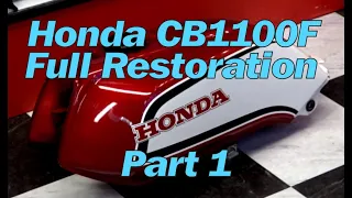 1983 Honda CB1100F Restoration Part 1 - Introduction Walk Around