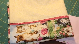 How to Make a Pillowcase - Roll Up Method