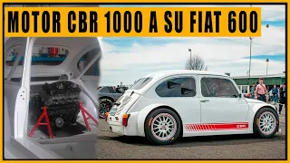 Chico Argentino le puso un Motor CBR 1000 a su Fiat 600 - Juan Guazzeroni