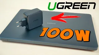 ЗАРЯДНОЕ УСТРОЙСТВО Ugreen GAN 100W ДЛЯ МОЕГО НОВОГО НОУТБУКА XIAOMI NOTEBOOK PRO X