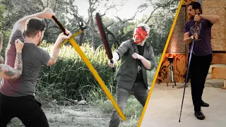 Giant Swords Are Effective And Dangerous (Even Plastic Ones)