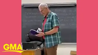 High school students surprise teacher with new Air Jordans l GMA