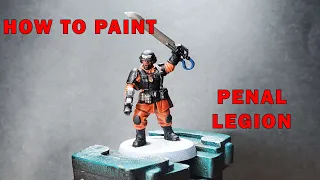 How to Paint Imperial Guard Penal Legion