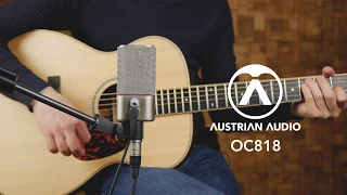 Recording techniques using the Austrian Audio OC818 microphone's dual-output design