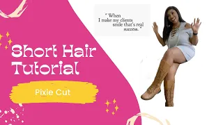 Short Hair Tutorial! | How to Cut a Short Pixie Cut! | How to style short hair!