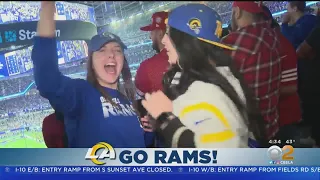 Rams Fans, Celebs Celebrate Comeback Win Over 49ers