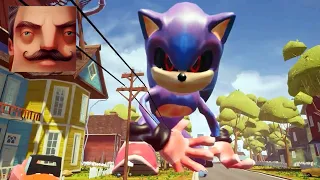 Hello Neighbor - My New Neighbor Big Sonic EXE History Gameplay Walkthrough