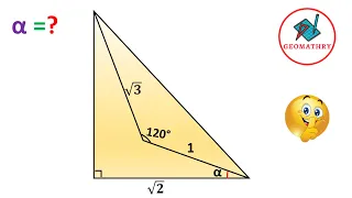 Solving a geometry problem long way & short way