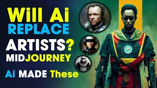 Will Ai Replace Artists? ~ MidJourney AI Art Generator from Text ~ First Impressions & Reactions