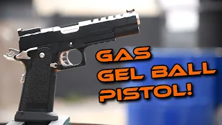 Golden Eagle Gas Gel Blaster Pistol Review!