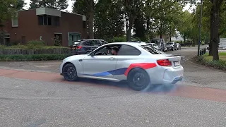 BMW ///M POWER BURNOUTS & ACCELERATIONS! M3 F80 Capristo, M2 Pure Turbos, 750HP M5 F90, E46 M3..