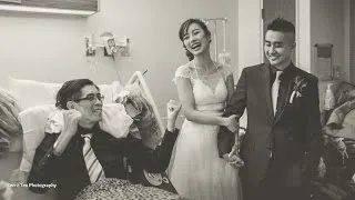 Couple marries year early in Toronto hospital to be with groom’s dying father