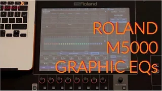 Roland M5000   How To Use the Graphic EQs