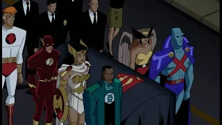 The Funeral of Superman - Justice League