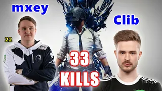 Team Liquid mxey & Clib - 33 KILLS - Beryl M762 + SLR - DUO vs SQUADS - PUBG