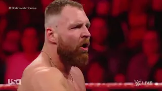 Seth Rollins vs  Dean Ambrose RAW 28 1 2019