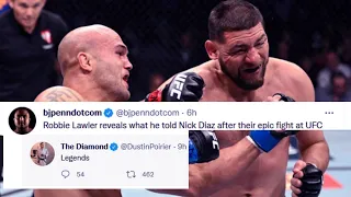 UFC 266 Tweets: Fighters react to Robbie Lawler’s win over Nick Diaz !