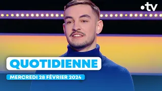 Emission Quotidienne du Mercredi 28 Février 2024 - Questions pour un Champion