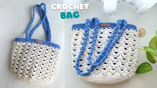 🧶Amazing DIY Crochet Bag | Crochet Bucket Tote Bag | ViVi Berry Crochet