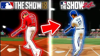 A Home Run With Shohei Ohtani In EVERY MLB The Show!