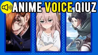 Anime Voice Quiz | Guess the anime character voice(+30)#02