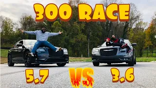 CHRYSLER 300s RACE V8 vs V6