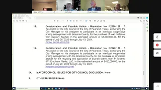 City Council Regular Meeting - July 13 2020