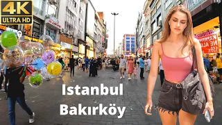 #istanbul #turkey #walkingtour #bakırköy Istanbul Bakırköy Walking Tour August 2022 | 4K UHD 60FPS