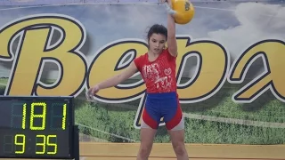 Сафронова Елизавета(14 лет)рывок 16кг-191 раз / snatch 16 kg 191 reps (14 years)