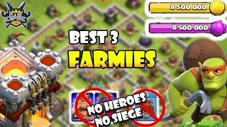 Top 3 Best Th11 Farming Attack Strategy Without Heroes And Siege | Th11 Farming Army