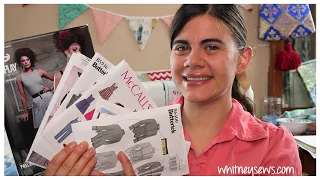 Pattern Haul and Sneak Peek - Whitney Sews