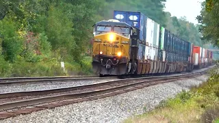 I Was Filming a Train Meet And This Happened Also No Lights On CP Train, NS Van Train, CSX Engine 47