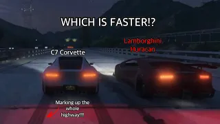 GTA 5 Racing (ONLINE PS4) Coquette vs Tempesta(ROLL RACING)