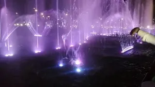 Dancing fountain in master city