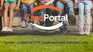 Texas CPS Supervisor Update Video for CarePortal