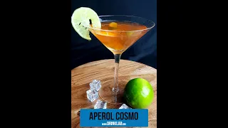 Aperol Cosmopolitan - How to make a Aperol Cosmopolitan Cocktail Recipe  #short #Shorts