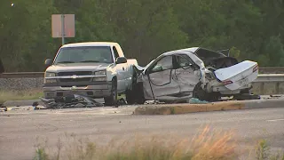 HPD: One dead, another severely injured after police chase in NW Houston ends in 5-vehicle crash