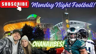 We Went to Monday Night Football! Eagles vs Seahawks #subscribe