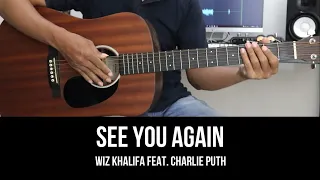 See You Again - Wiz Khalifa feat. Charlie Puth | EASY Guitar Tutorial with Chords / Lyrics