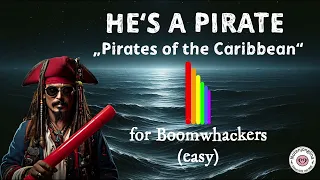 Pirates of the Caribbean (He's a Pirate) Boomwhacker Play Along easy Fluch der Karibik