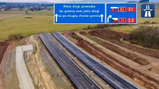 Roads from Poland to the Czech Republic and Slovakia and roads in these countries