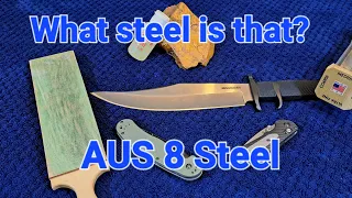 What steel is that? AUS 8 steel.