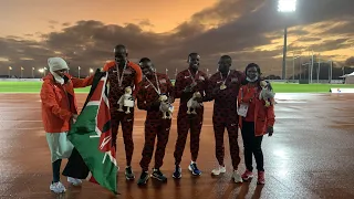 MEN 4x100m RELAY FINAL | OMANYALA LED KENYA TO GOLD - African Athletics Championships Mauritius 2022