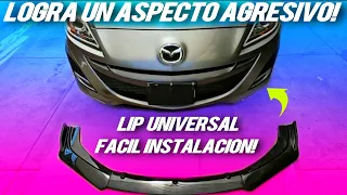 ¿CÓMO INSTALAR UN LIP PARA AUTO? | LIP UNIVERSAL PARA COCHE